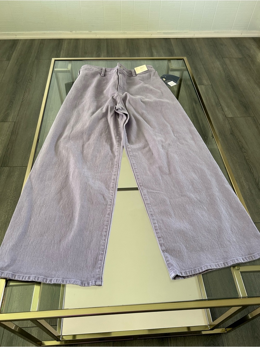 Universal Thread Men's Wide Leg Corduroy Pants in Light Lavender